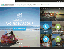 Tablet Screenshot of pacificharbour.com.au